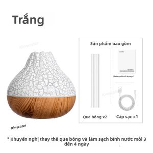 Máy Tạo Độ Ẩm USB Creative Volcano Máy Tạo Độ Ẩm Bằng Điện Để Bàn Máy Lọc Không Khí Máy Làm Mát Nước Có Điều Khiển Bằng Cảm Ứng Và Bảo Vệ Thiếu Nước