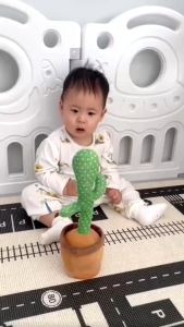 LOẠI XỊN - Cây Xương Rồng Nhồi Bông Có Nhạc Biết Nhảy Biết Múa và Nhại Tiếng - PHÁT SÁNG