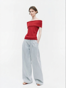 edition | Cotton Blended Trousers-style Flared Jeans