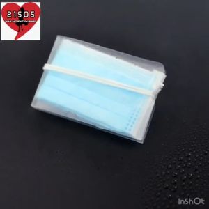 Foldable Face Mask Holder Storage Clip Folder Temporary Storage Coat Clip Foldable Plain Face Mask Organiser Semi Transparent Portable Dust proof Mask Keeper Holder Washable Reusable Protective Case Cover 现货颜色口罩收纳夹保护套