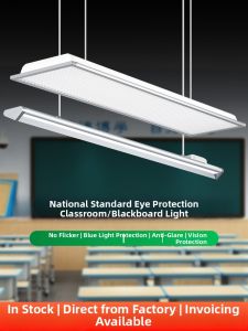 Eye-protecting LED Classroom Light for Learning and Reading