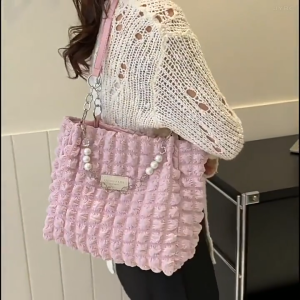 thingshop พร้อมส่งจากไทย รุ่นใหม่ กระเป๋าสะพายข้าง ก้อนเมฆ นุ่มนิ่ม 4 สี