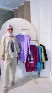 KAOS COMBED 24s WANITA / STELAN KAOS OVERSIZE COMBED 24S PREMIUM / ONE SET COMBED VIRAL / STELAN WANITA LAGI TREN / STELAN KAOS OVERSIZE WANITA TANGAN 7/8 BAHAN KATUN COMBED / STELAN WANITA DEWASA TERBARU / ONE SET TERBARU