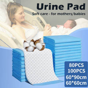 80/100PCS Thickened Disposable Adult Care Mat Elderly Diaper Pregnant Nursing Mat Super Absorbent