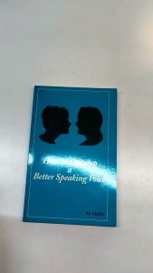 How To Develop A Better Speaking Voice |self-help book | old unused book