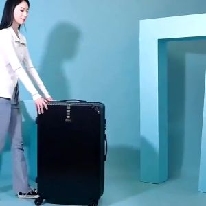 CHARLES X Travel Luggage Thickened Border Password Box Retro Luggage Right Angle Luggage ultra lightweight luggage Premium Light Luxury Luggage