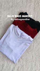 Inner Daleman Baju Panjang / Manset Kaos Leher Tinggi Std & Jumbo Bahan Spandek Premium