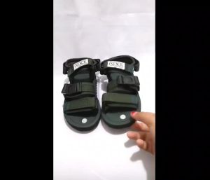 Injack Footwear - Sandal Gunung Casual Anak Cowok Cewek Bellanca Black Army