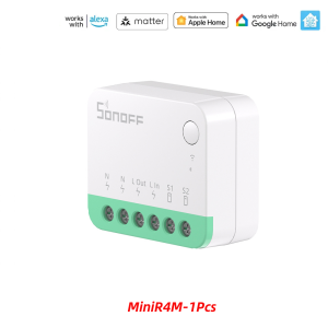 Sonoff | SONOFF MINI R4 Matter MINIR4M Matter Relay Sonoff Mini R4 Extreme Wifi Smart Switch Matter with Alexa Google Home Homekit