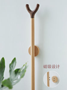 Creative Home Use Solid Wood Clothes Drying Rods Yangtai Clothes Store Clothing Retrieval Yawang Balcony Hanging Rods