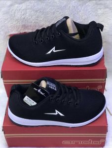 Sepatu sekolah anak ANDO NITTA & AIDA tali sz 33-40(FREE KAOS KAKI)