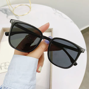 JN IMPRESSION ใหม่แว่นกันแดดกรอบสี่เหลี่ยม TR90แว่นกันแดด Douyin สำหรับทั้งหญิงและชายครีมกันแดดป้องกันแว่นตากันรังสีอัลตร้าไวโอเลตคนดังทางอินเทอร์เน็ต