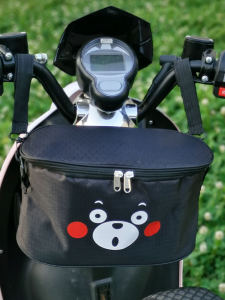 กระเป๋าเก็บด้านหน้ากันน้ําสําหรับจักรยานไฟฟ้าขนาดกลางแบบพกพาOrganizerเหมาะสําหรับแบตเตอรี่และอุปกรณ์เสริม