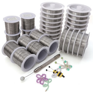 11-380Meters 0.2-0.6mm High Quality Stainless Steel Wire Beading Cord Line Soft Wire for Necklace Bracelet DIY Jewelry Making Crafts Findings