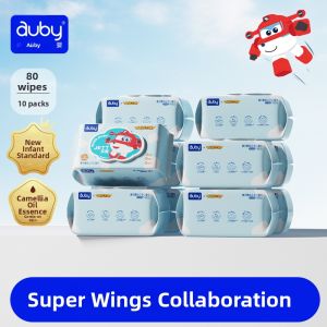 Auby | Newborn Friendly Baby Hand and Mouth Wipes 80 Pieces