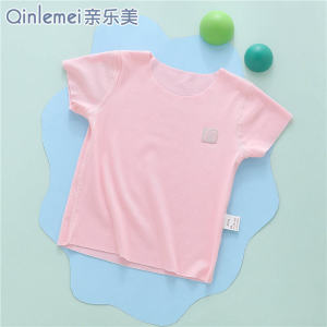Baby Boy Girl Summer Short Sleeve T-Shirt Lightweight Modal Half Sleeve Summer Clothes for Newborn Babies Boys And Girls
