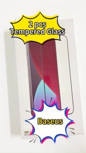 Baseus 0.25mm HD Full Screen Anti Finger Print Tempered Glass for iPhone 12 Pro Max iPhone 12 iPhone 12 Mini (Clear)