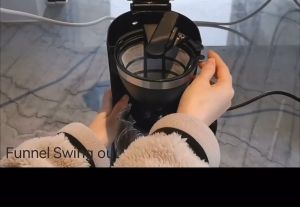 เครื่องชงกาแฟในครัวเรือนพร้อมตัวกรองแบบใช้ซ้ําได้และ Retro American Milk Tea Machine Maker Anti-Drip Coffee Pot เครื่อง 750ml