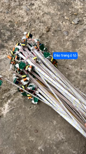 1 sợi led 12m 220v màu trắng xanh hoặc hồng dùng làm đèn thắp sáng