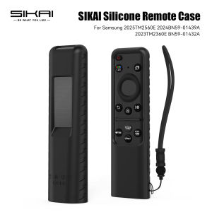 Sikai Silicone Case for Samsung SolarCell Smart TV Remote with Lanyard for 2025TM2560E 2024BN59-01439A 2023TM2360E BN59-01432A