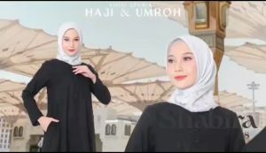 GAMIS / DRESS SHABIRA 08 BLACK & WHITE - BY SEPLY