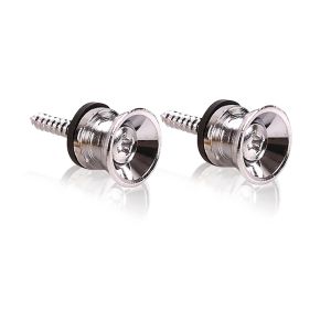 2pcs Guitar Pegs for Acoustic Electric Bass Ukulele Guitar Strap Buckle Button Lock Pins Metal End Locking Parts Accessories