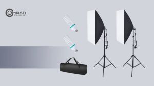 Selens Studio Lighting 50x70cm Softbox Kit With E27 Photographic Bulbs 2m Light Stand Professional Photography Equipment