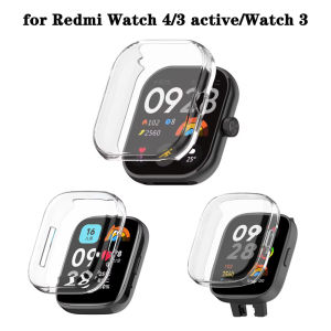 TPU Soft Silicone Case for Redmi Watch 3 Active Smart Watch Bumper Protector Cover For Xiaomi Redmi Watch 3 4 Protector Frame