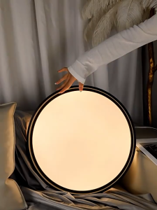 Macaron Ceiling Light 37/47cm- Energy-Saving White LED Dustproof Lighting for Home Including light bulbs