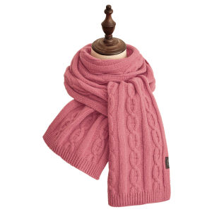 ผ้าพันคอสีแดงหนา ผ้าขนสัตว์แท้ 100% สำหรับผู้หญิง ฤดูหนาว ย้อนยุค แฮนด์เมด คุณภาพสูง อบอุ่น ผ้าพันคอแบบยาว ทรงสี่เหลี่ยม