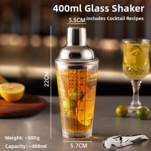 DEMING | Stainless Steel Shaker Cocktails and Lemon Tea Mixer