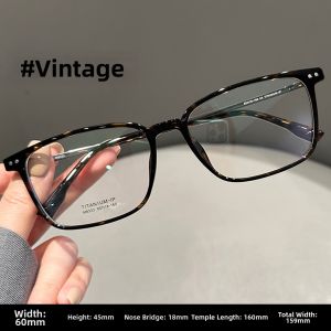 Chuming | Fashionable Large Frame Anti-Blue Light Glasses Slimming Face