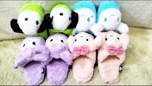 Dreamtoys96 Sandal Kepala Sanrio My Melody Kuromi Cinnamaroll Sandal Rumah Anti Slip
