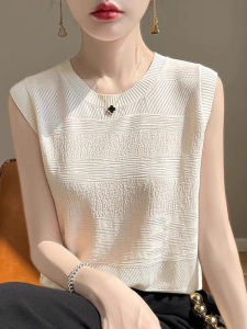 Round Neck Summer Trendy Loose Versatile Tank Top Women