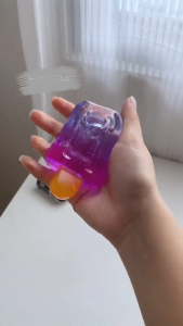 NeeDoh Nice Popsicle Squishy Fidget Toy Jellyfish Squeeze Product &amp Popsicle Squishy Stress Relief Relax Squishy Anti-Anxiety Squeeze Object For FocusStress Relief Slime Toys