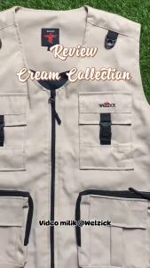WELZICK - Vest Tactical Rompi Cream Medium Jumbo - Rgnk01