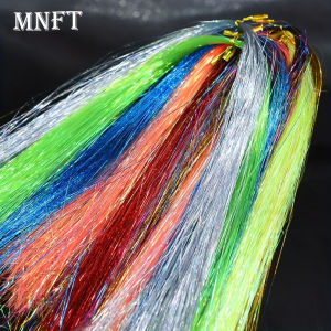 9 Colors Crystal Flash Tinsel Fly Tying Material Holographic Ripple Flashabou for Fishing Lure Makes Flies