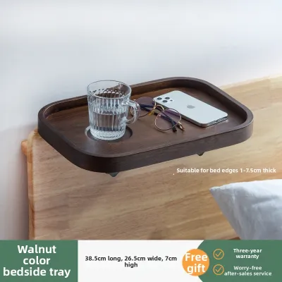 ZHUTING | Headboard Storage Shelf No Drill Projector Side Shelf Creative Storage Rack