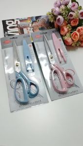 กรรไกรตัดผ้าสแตนเลสพรีเมียม 9 นิ้ว คมชัด ทนทาน สำหรับงาน裁縫และหนัง พร้อมใช้งาน