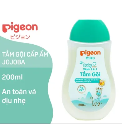 Sữa tắm gội Pigeon cấp ẩm JoJoBa 200ml date tháng 7/2026