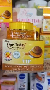 Kem ốc sên one today ngừa mụn - nám trắng da 3 tác dụng VIP 15g