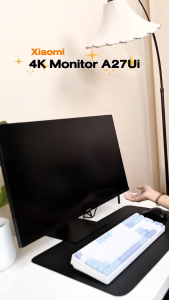 Xiaomi 4K Monitor A27Ui จอคอม จอมอนิเตอร์ ทีวีขนาด 27 นิ้ว คุณภาพภาพ 4K UHD การชาร์จแบบย้อนกลับผ่าน USB-C