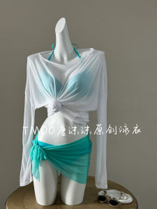 ชุดว่ายน้ำเซ็กซี่ ชุดว่ายน้ำสีชมพู สามจุด สำหรับผู้หญิง ชุดว่ายน้ำอบอุ่นในฤดูร้อน ชุดว่ายน้ำสำหรับไปเที่ยวชายหาด