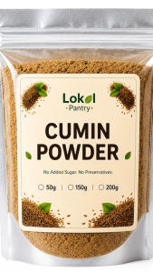200mL Bottle Shaker Lokal Pantry Cumin Powder | Premium Ground Spice | Natural Cooking Ingredient for Curries Marinades Soups Sauces Rice Meat Poultry Seafood Vegetables Chili Homemade Spice Blends Grilling Roasting & Everyday Culinary Use