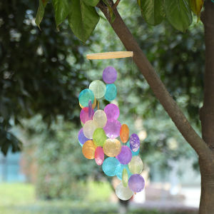 Festival Gift Ocean Themed Wind Chime Colorful Seashells