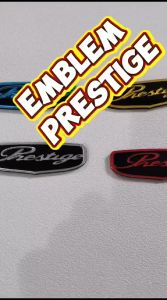 Emblem Honda Prestige 1 PCS Logo Timbul Motor Simbol 3D Prestige