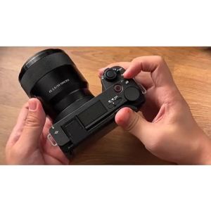 Metal Hot Shoe Thumb-Up Hotshoe Thumb Up extended Grip For SONY ZVE10 ZV-E10 II ZVE10M2 Camera Hand Grip With leather protect