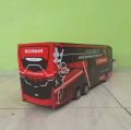 Edisi Terbatas !!! Miniatur Bus PO.JURAGAN 99 SUPER DOUBLE DECKER Terbaru Panjang 50cm. 