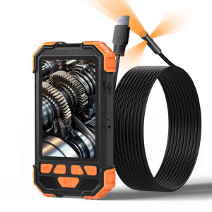 กล้อง Endoscopic อุตสาหกรรม 4.3 หน้าจอ IPS HD1080P เดี่ยว Dual Triple เลนส์ USB รถตรวจสอบ Borescope LEDs กันน้ํา