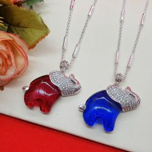 สร้อยคอโซ่คั่นปล้องตัดลายห้อยจี้ช้าง 24 นิ้ว ชุบเงิน ทำจากทองเหลือง ใส่ได้ทุกโอกาส ไม่ลอกไม่ดำใส่อาบน้ำได้ รูปถ่ายจากสินค้าจริง